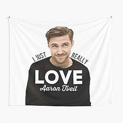 I just love Aaron Tveit Tapestry