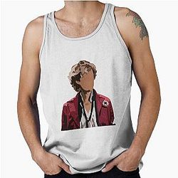 Aaron Tveit as Enjolras in Tank Top