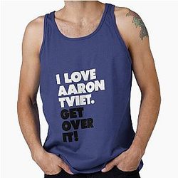 I Love Aaron Tveit. Get Over It Tank Top
