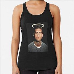 Aaron Tveit photo Racerback Tank Top