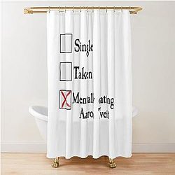 Mentally Dating Aaron Tveit Shower Curtain