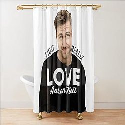 I Just Love Aaron Tveit Shower Curtain
