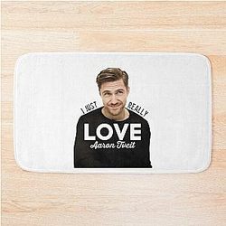 I just really love Aaron Tveit Bath Mat