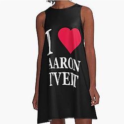 I love Aaron Tveit A-Line Dress