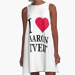 I love Aaron Tveit A-Line Dress