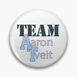 Team Aaron Tveit Pin