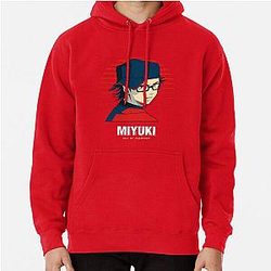 Ace of Diamonds Quotes Miyuki Catcher with Glasses Pullover Hoodie