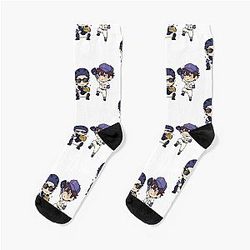 Miyuki and Sawamura Chibi Duo - Ace of Diamond Socks
