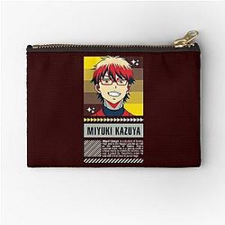 Street Wear Ace of Diamond Kazuya Miyuki Catcher Zipper Pouch