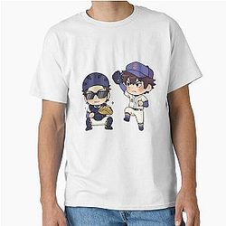 Miyuki and Sawamura Chibi Duo Ace of Diamond T-Shirt