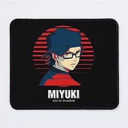 Ace of Diamonds Miyuki Kazuya Catcher Mouse Pad