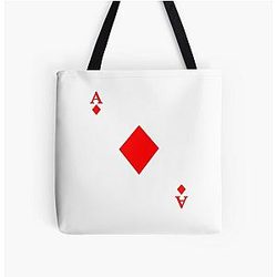 Fanart Ace of Diamonds Deck of Cards Halloween Costume Tote Bag