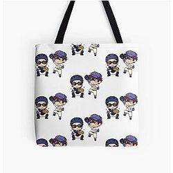 Miyuki and Sawamura Chibi Duo  Ace of Diamond All Over Print Tote Bag