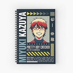 Ace of Diamond: Kazuya Miyuki Catcher Smile Spiral Notebook