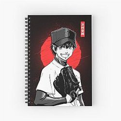 Eijun Sawamura Ace of Diamond Spiral Notebook