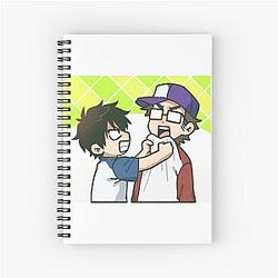 Ace of Diamond 5 Spiral Notebook