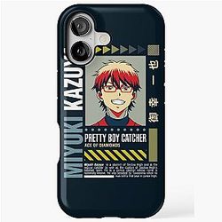 Street Wear Ace of Diamond Kazuya Miyuki Catcher Smile iPhone Tough Case