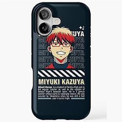 Street Wear Ace of Diamond Kazuya Miyuki iPhone Tough Case