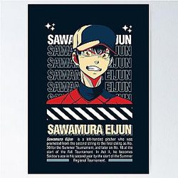 Street Wear Ace Diamond: Sawamura Eijun Pitcher Poster