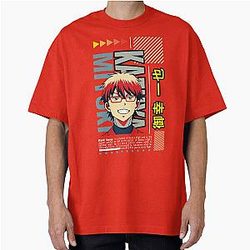 Street Wear Ace Diamond Kazuya Miyuki Catcher Oversized T-Shirt