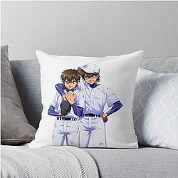 Ace of Diamonds Eijun Sawamura & Seto Takuma Throw Pillow