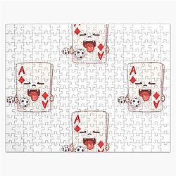 Playful Ace of Diamonds Jigsaw Puzzle