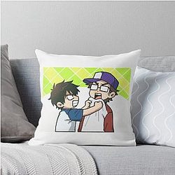 Ace of Diamond 5 Throw Pillow