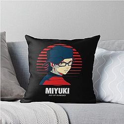 Ace of Diamond Miyuki Kazuya Catcher with Glasses Throw Pillow