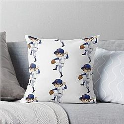 Eijun Sawamura Pitching Pose – Ace ofDiamond Throw Pillow