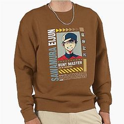 Street Wear Ace of Diamond Sawamura Eijun Ace Pitcher Pullover Sweatshirt