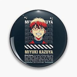 Street Wear Ace Diamond Kazuya Miyuki Catcher Pin