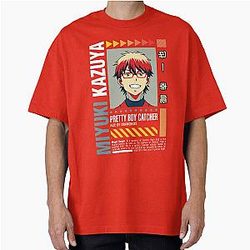 Ace of Diamond Kazuya Miyuki Oversized T-Shirt