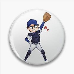 Kazuya Miyuki Catcher Pose - Ace of Diamond Pin