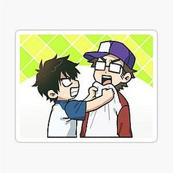 Ace of Diamond 5 Sticker
