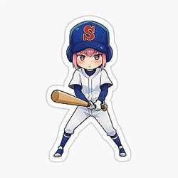 Kominato Haruichi Batting Stance Ace of Diamond Sticker