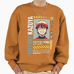 Ace of Diamond: Kazuya Miyuki Catcher Smile Oversized Sweatshirt