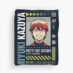 Street Wear Ace of Diamond Kazuya Miyuki Catcher Smile Duvet Cover