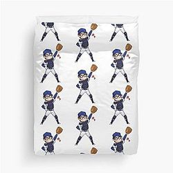 Kazuya Miyuki Catcher Pose Ace of Diamond Duvet Cover