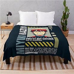 Street Wear Ace of a Diamond Kazuya Miyuki Catcher Blanket