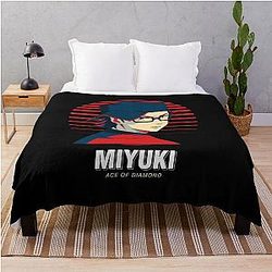 Ace of Diamond Quotes: Miyuki Kazuya Catcher Throw Blanket