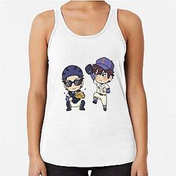 Miyuki and Sawamura Chibi Duo - Ace of Diamond Tank Top