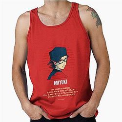 Ace of Diamond Quotes: Miyu with Glasses Tank Top