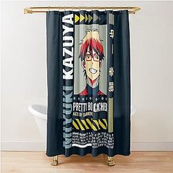 Street Wear Ace of Diamond Kazuya Miyuki Catcher Smile Shower Curtain