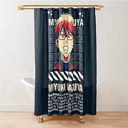 Ace of Diamond Kazuya Miyuki Catcher Shower Curtain