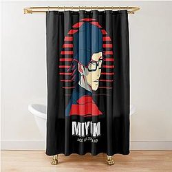 Ace of Diamond Quotes: Miyuki Kazuya Catcher Shower Curtain