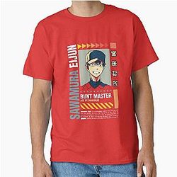 Street Wear Ace Of Diamond Sawamura Eijun Ace Pitcher Classic T-Shirt