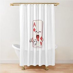 Ace of Diamonds Shower Curtain