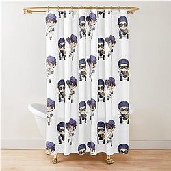 Miyuki and Sawamura Chibi Duo Ace of Diamond Shower Curtain