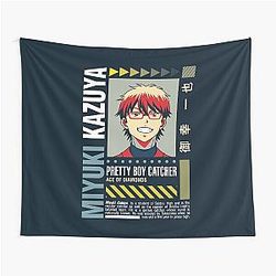 Street Wear Ace of Diamond: Kazuya Miyuki Catcher Smile Tapestry