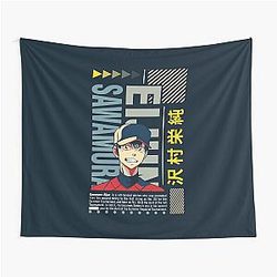 Street Wear Ace of Diamond: Sawamura Eijun Ace Pitcher Smile Tapestry